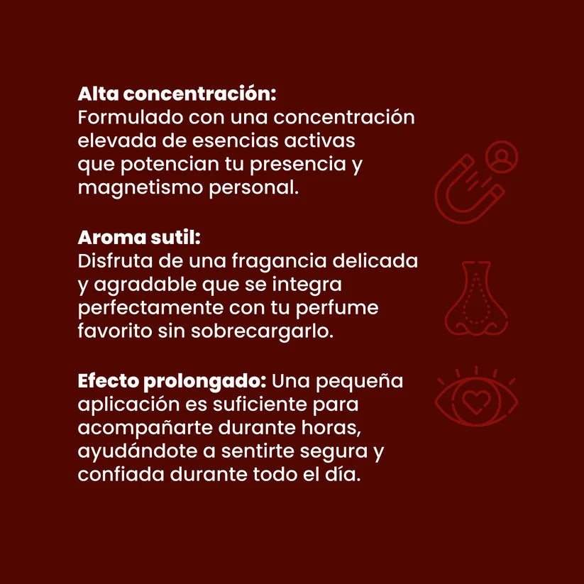 Perfume con Feromonas Esencia Sexy para Mujer Roll-On 10ml - Sen Íntimo