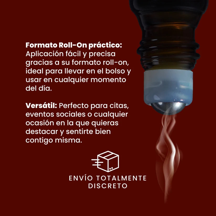 Perfume con Feromonas Esencia Sexy para Mujer Roll-On 10ml - Sen Íntimo
