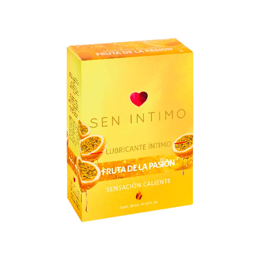 Lubricante Íntimo Caliente con Sabor a Maracuyá 30 ml – Sen Íntimo