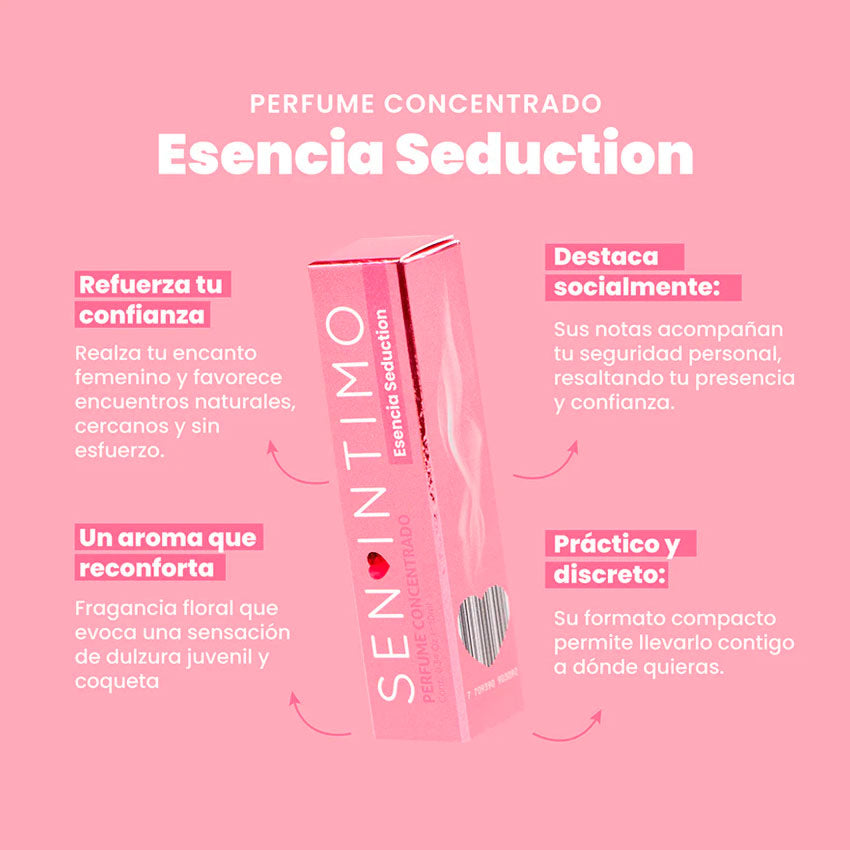 Perfume Concentrado con Feromonas Seduction x 10 Ml