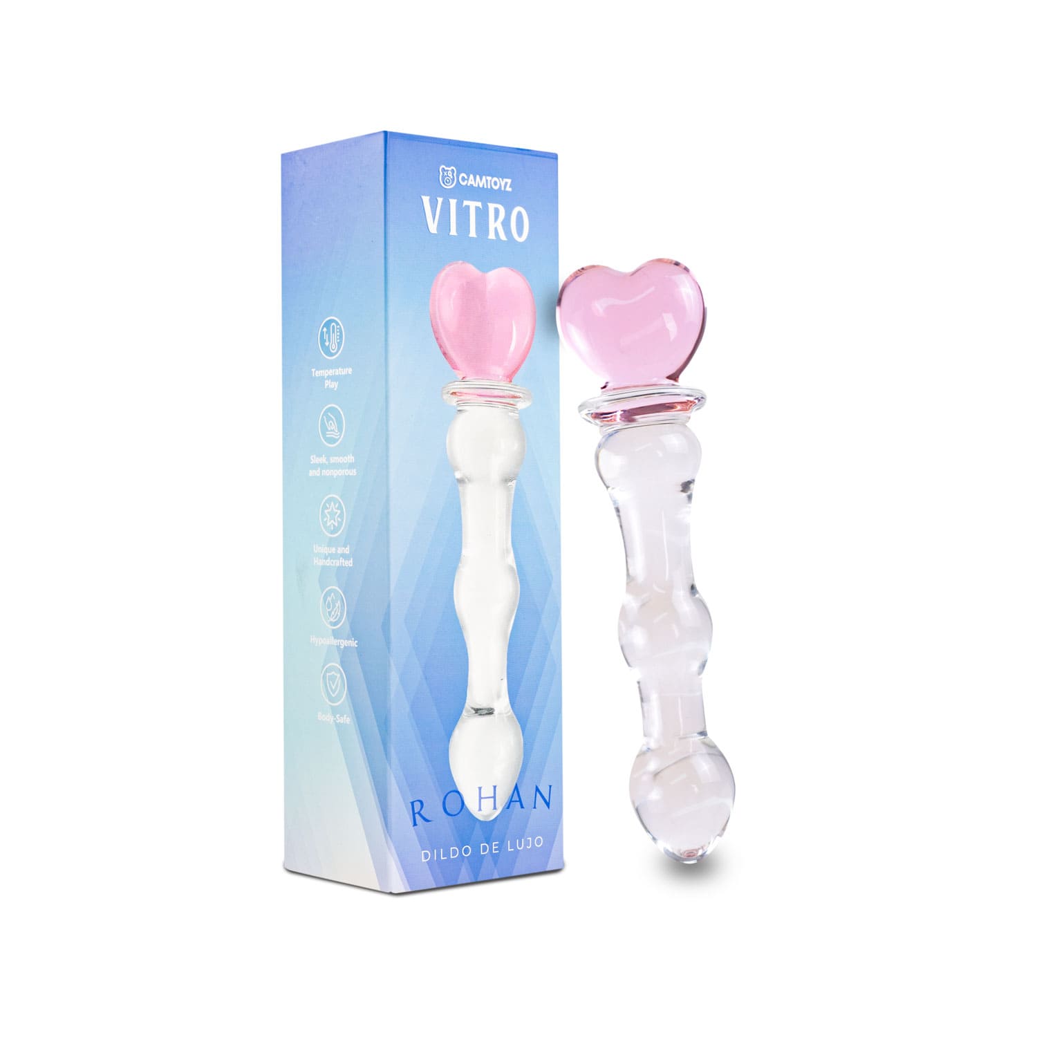 Dildo de Vidrio Rohan 20 cm