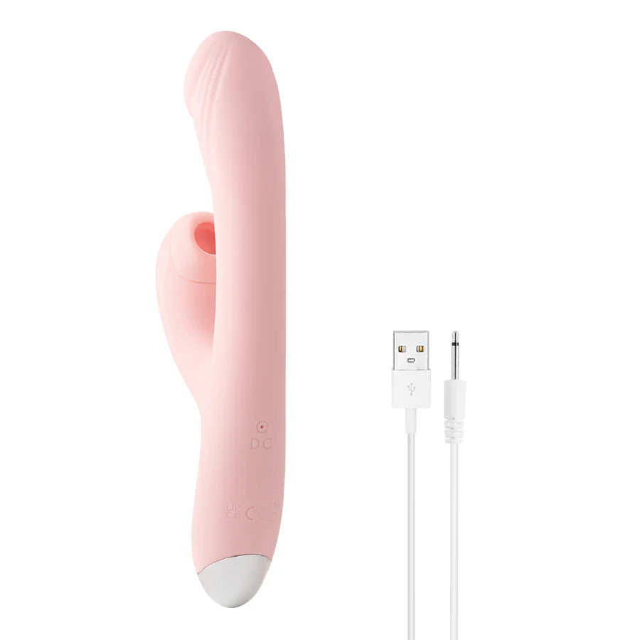 Vibrador y Succionador Doble Estimulación Flora