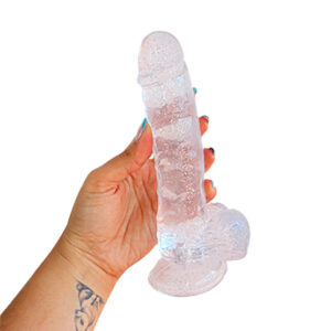 Dildo Realista Transparente