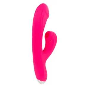 Alternative view of Vibrador y Succionador Doble Estimulación Flora