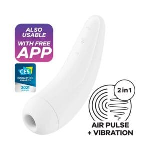 Alternative view of Satisfyer Curvy 2+ Blanco