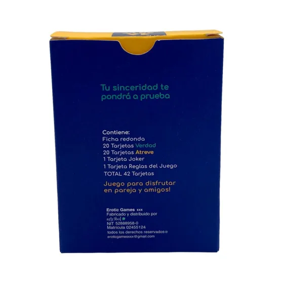 Juego de Cartas Eróticas Verdad o Se Atreve - Imagen 3